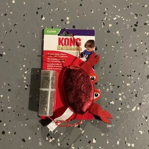Kong Cat Toy Refillable s CRAB w/ Catnip ... New!